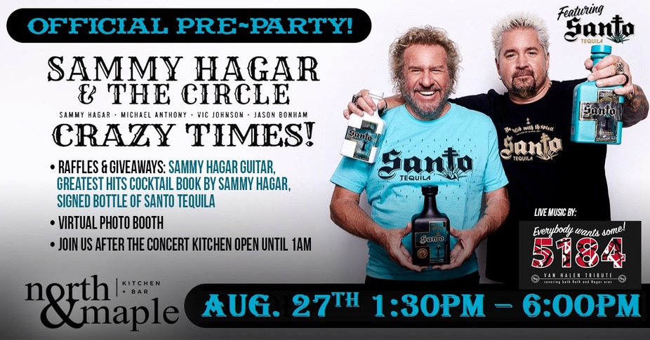 Sammy Hagar's Santo Tequila Pre-Party! event photo