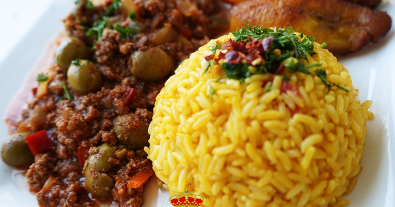 Picadillo and rice
