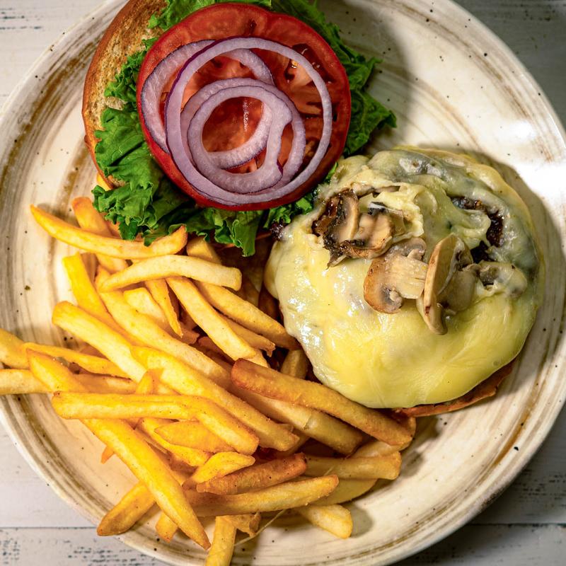 Provolone Mushroom Cheeseburger* photo