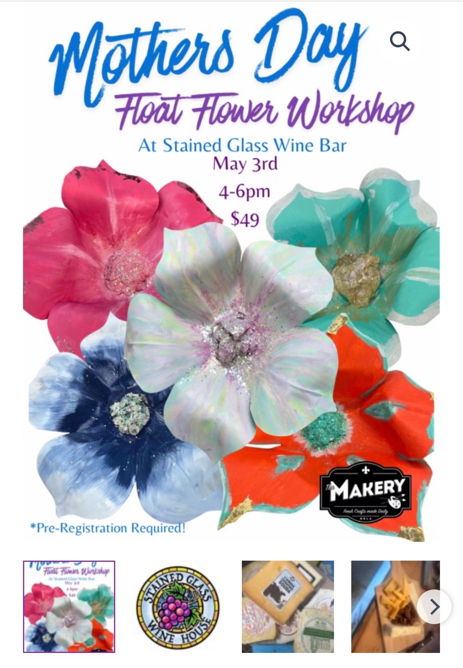 Mother’s Day Float Flower Class event photo