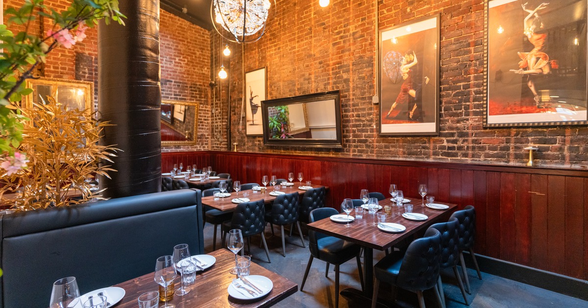 Interior, dining area