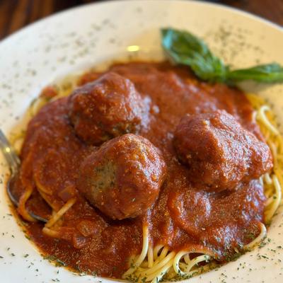 Meatballs in sauce.
