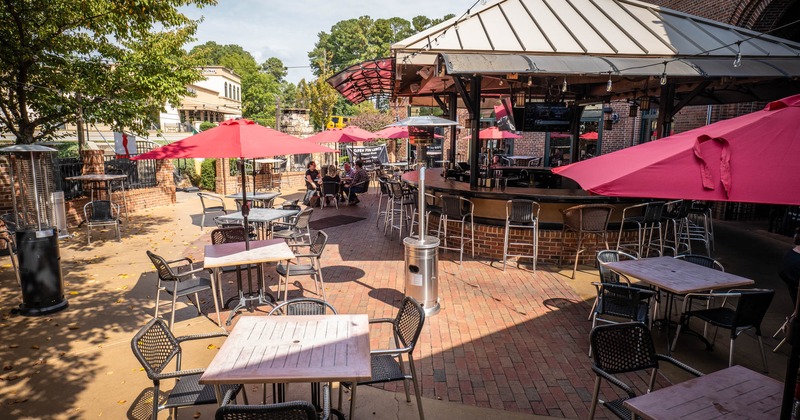 Outdoor seating area