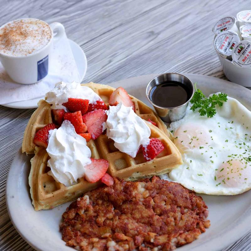 CHUNKY MONKEY WAFFLE PLATTER photo