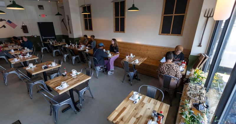 Interior, main dining area
