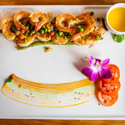 Lemon Butter Shrimp.