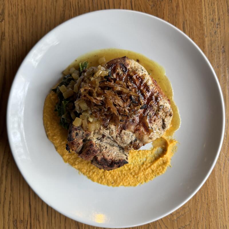 Sherry-Apple Pork Chop photo