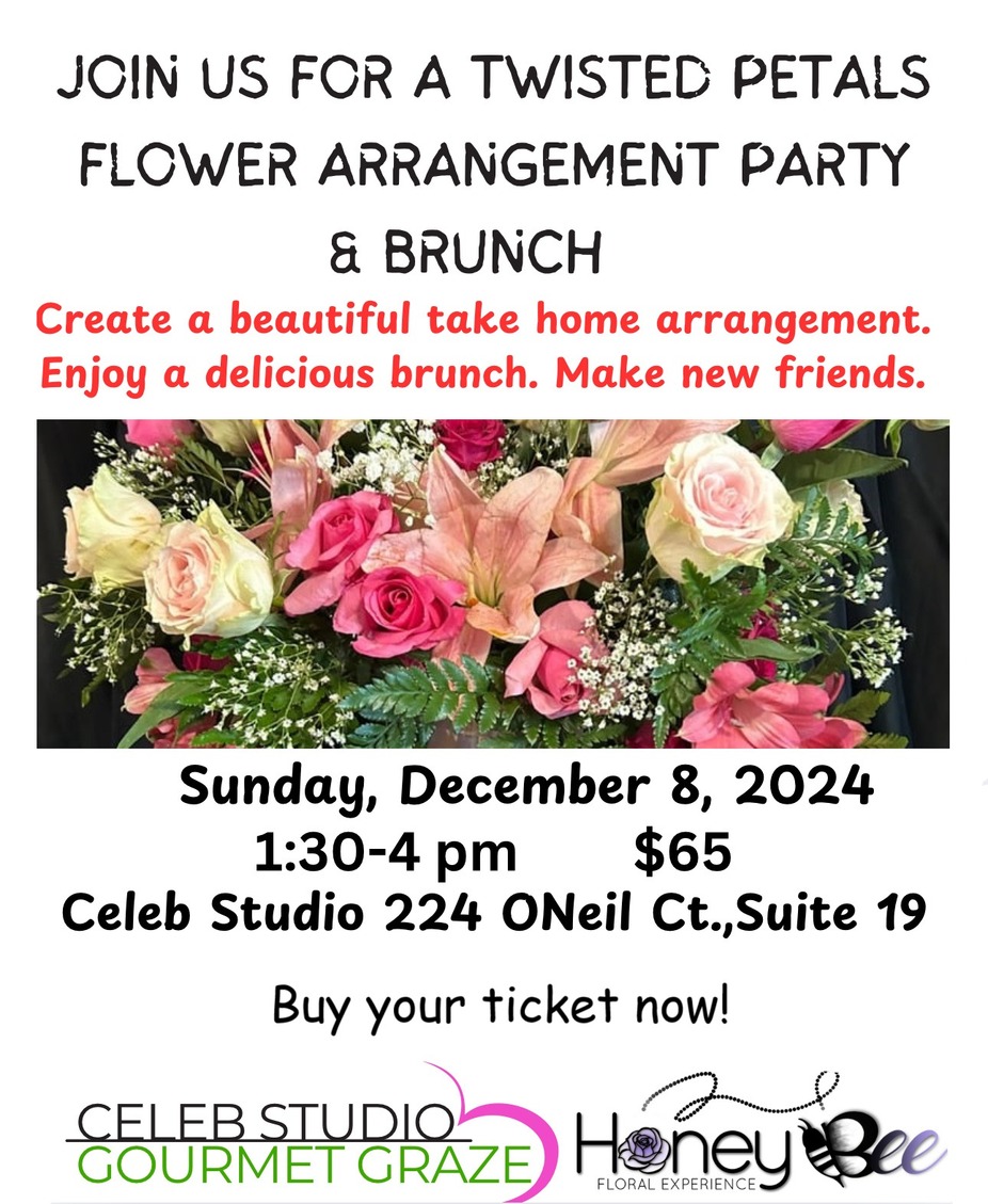 Twisted Petals Flower Arrangement Party! event photo