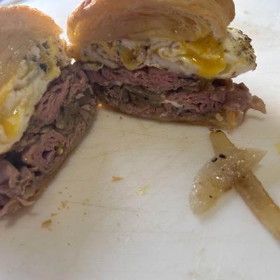 Steak Egg and Cheese.