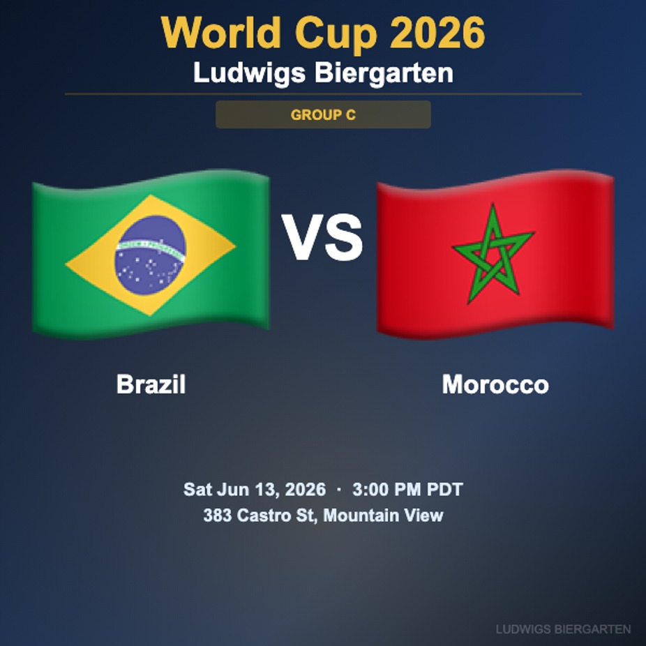 World Cup 2026: Brazil vs Morocco | Group C event photo