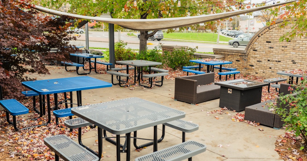 Outdoor seating area
