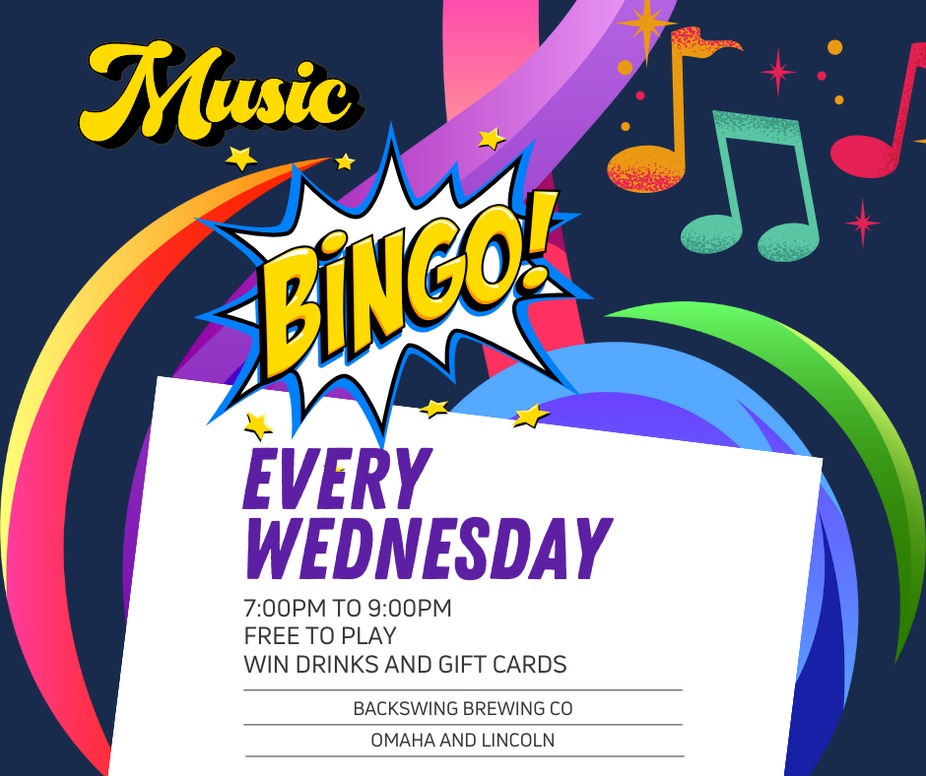 Music Bingo Wednesdays (Omaha & Lincoln) event photo
