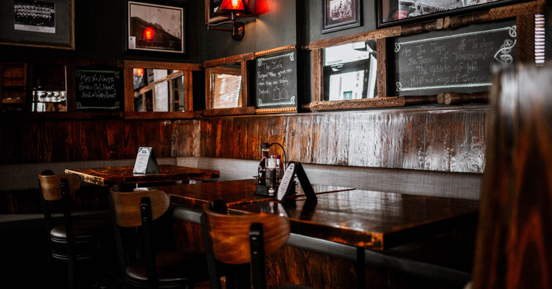 Interior, tables, chairs and seats