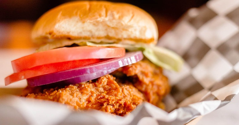 Cluckwich on lettuce