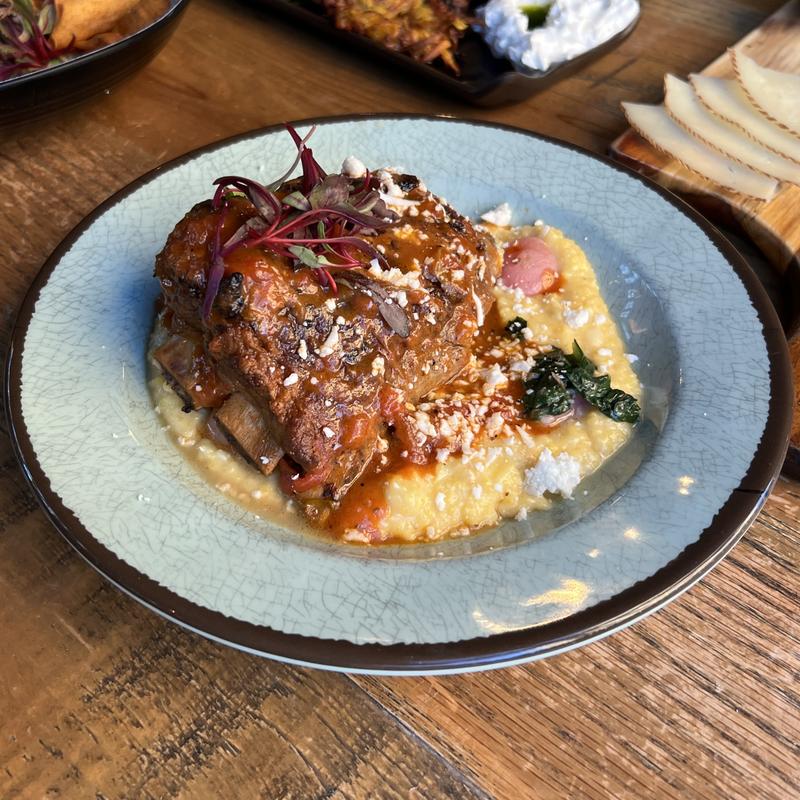 menu item 16 of 45, Cider-Braised Pork Short Ribs