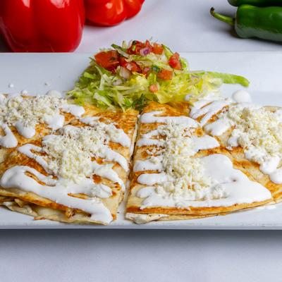 Chicken Quesadillas.