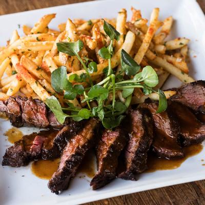 Kobe hanger steak frites.