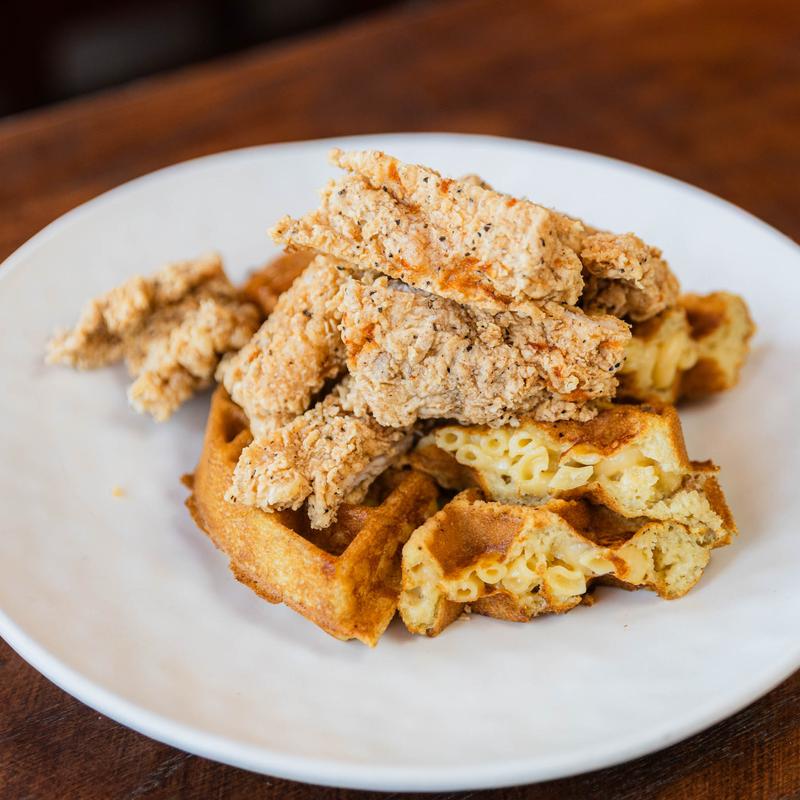 menu item 4 of 13, Chicken & Mac Waffle