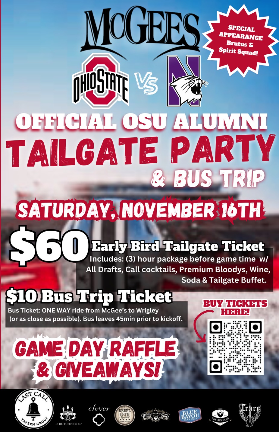 Official OSU Alumni Tailgate PArty & Bus Trip event photo