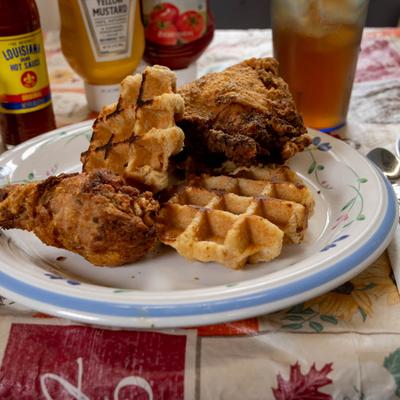 Chicken and Waffles.