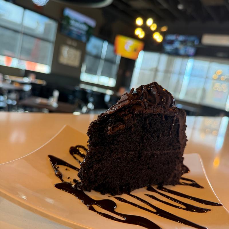 Chocolate  Cake with Brownie Batter photo