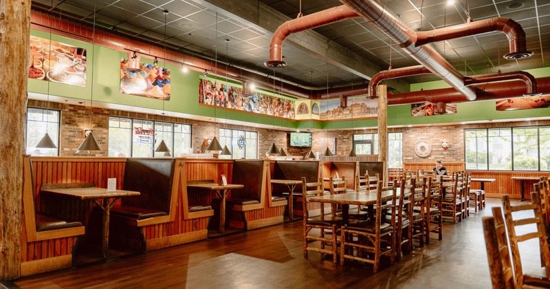 Interior, dining area