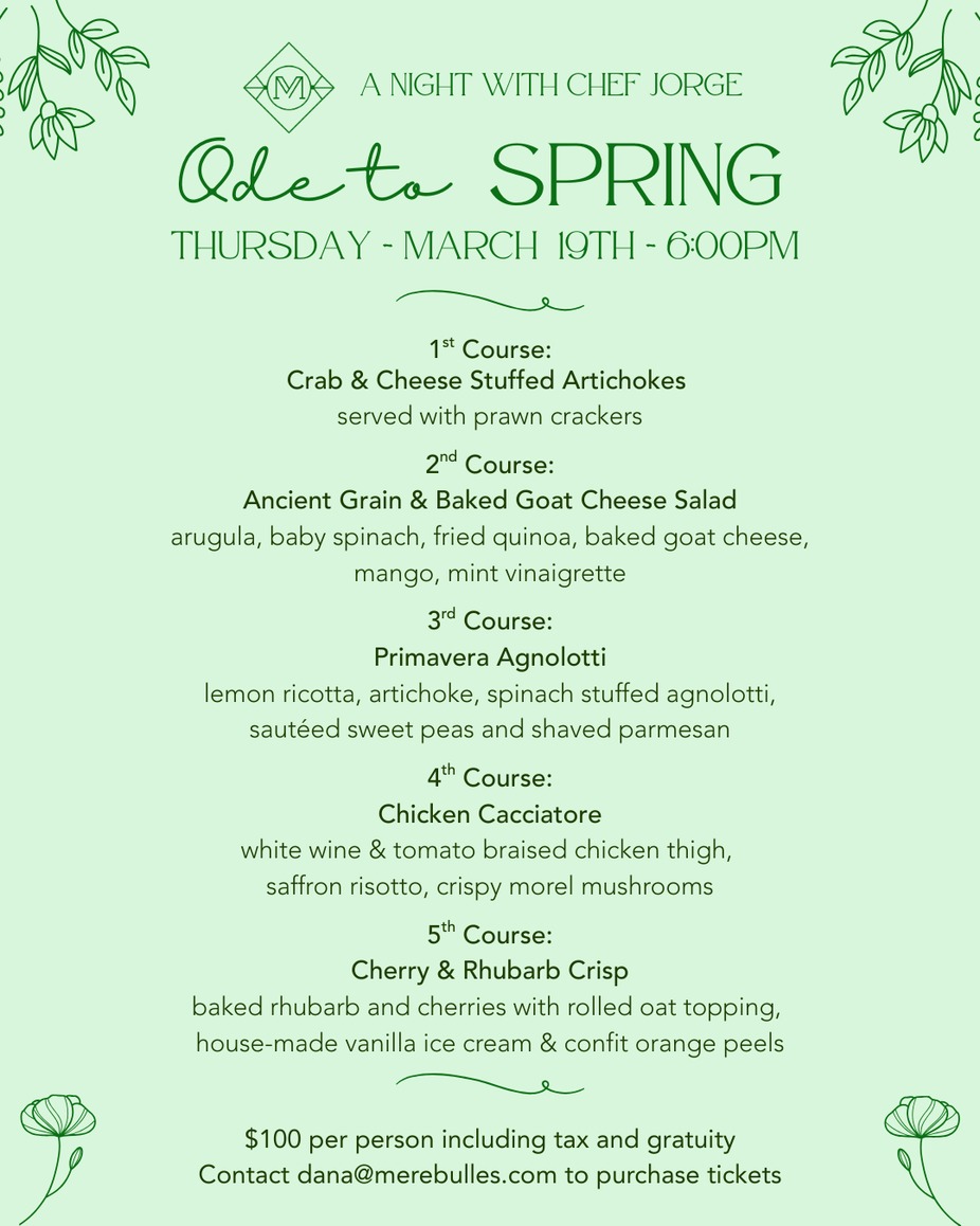 Ode to Spring event photo