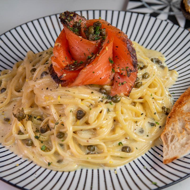 Smoked Salmon Linguine photo