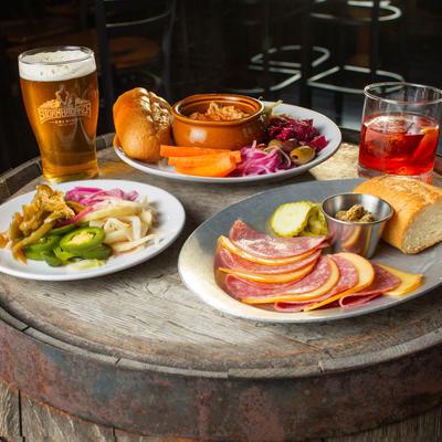 Served food and drinks.