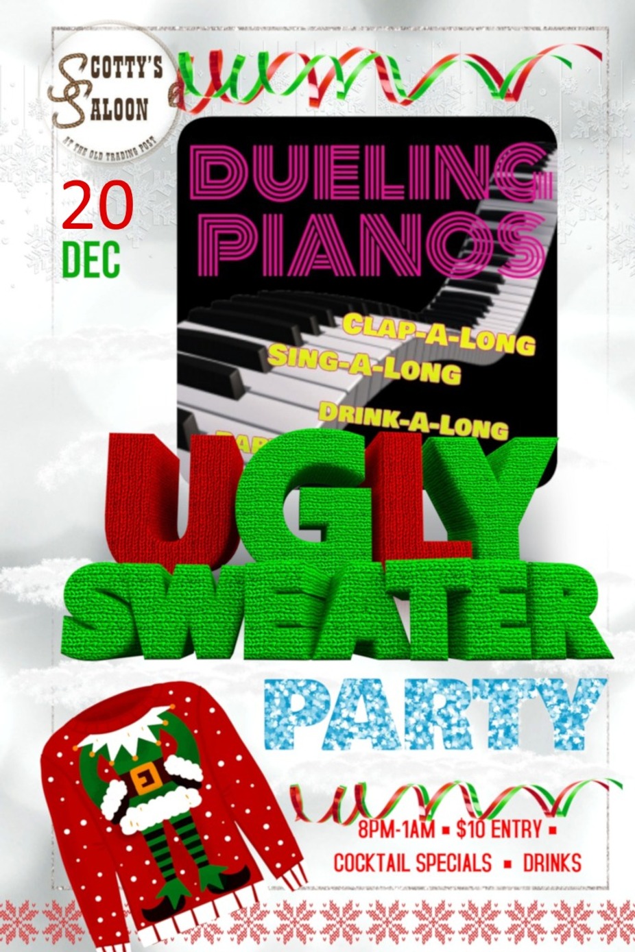 UGLY SWEATER PARTY SING A LONG event photo