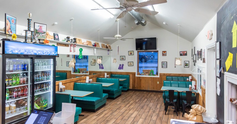 Interior seating area