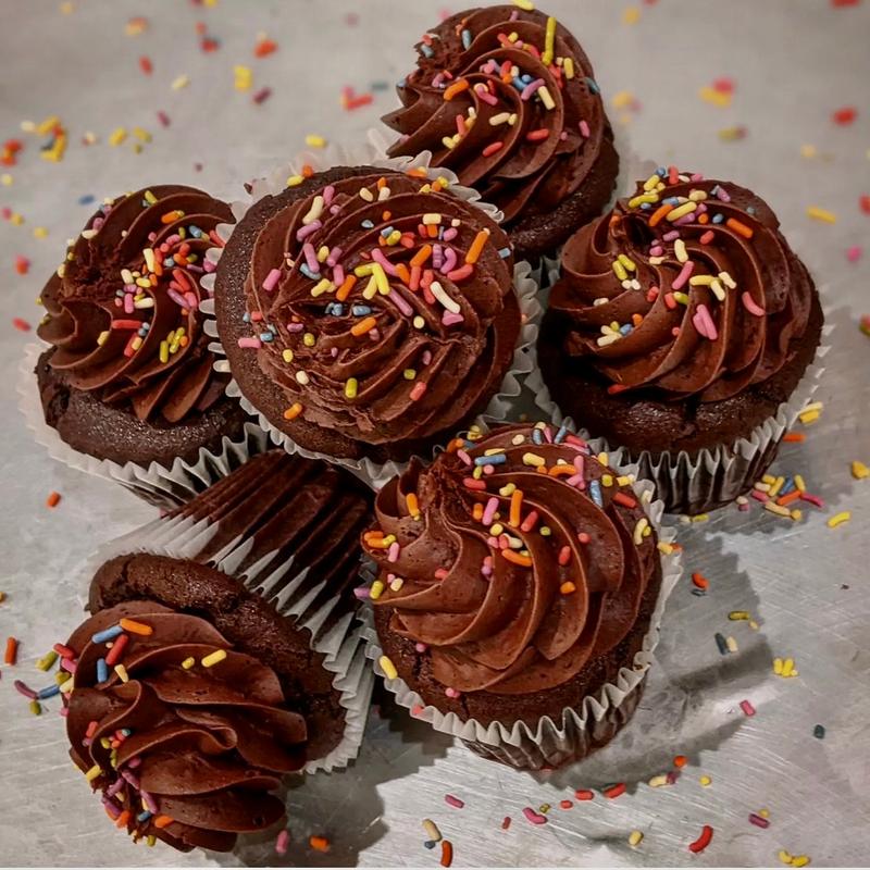Double Chocolate Cupcake (GF, NF, SF) photo