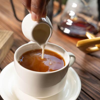 Coffee with milk.