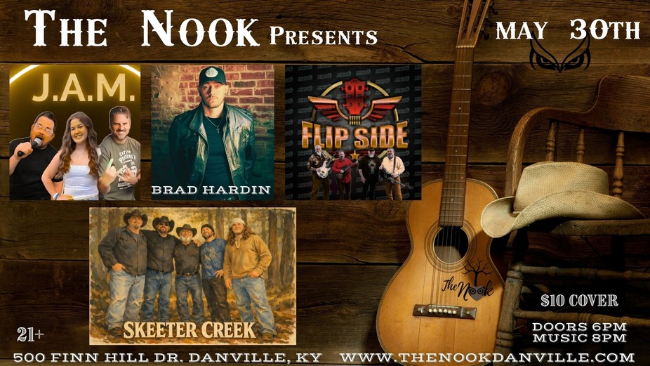 Skeeter Creek, Flip Side Band, Brad Hardin, and J.A.M event photo