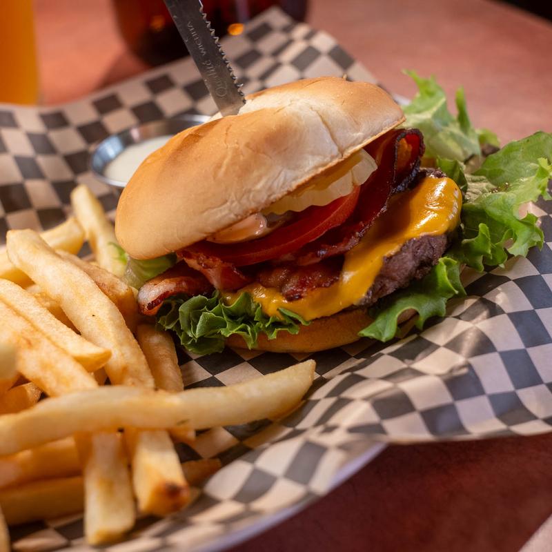 menu item 10 of 14, Bacon Cheeseburger