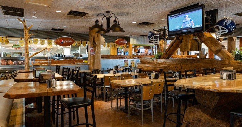 Interior, view of dining area