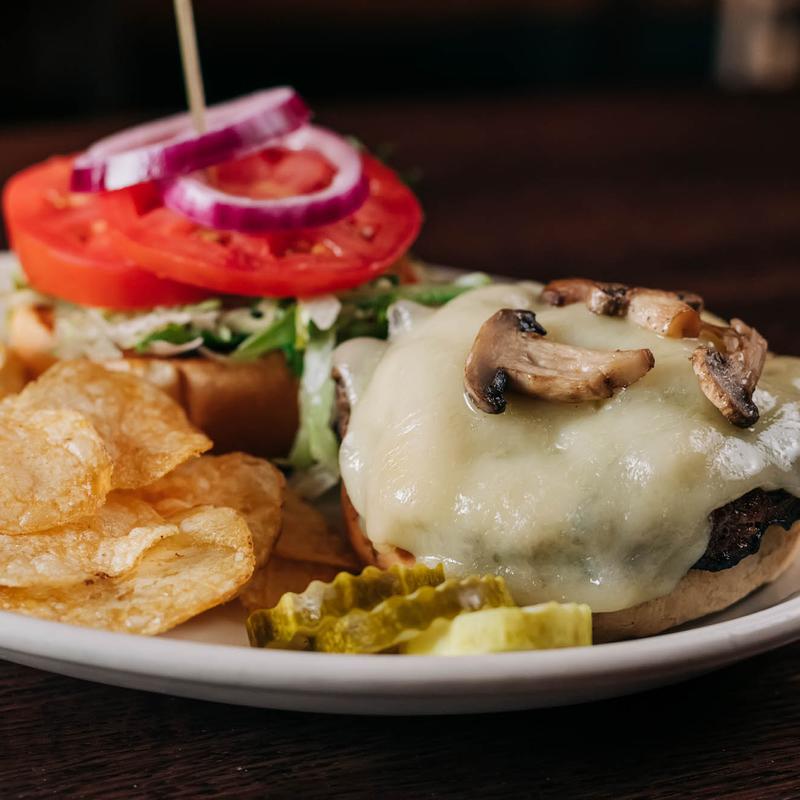Mushroom Swiss Burger photo