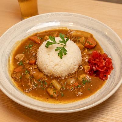 House-made curry served with brisket & assorted veggies.