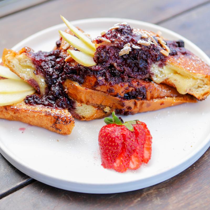 Brie Stuffed French Toast*