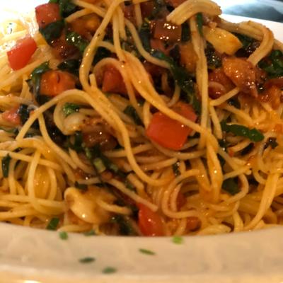 Angel Hair Ala Checca.