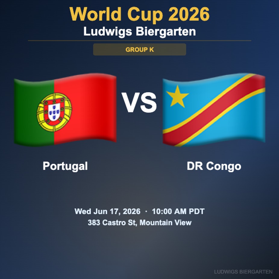 World Cup 2026: Portugal vs DR Congo | Group K event photo