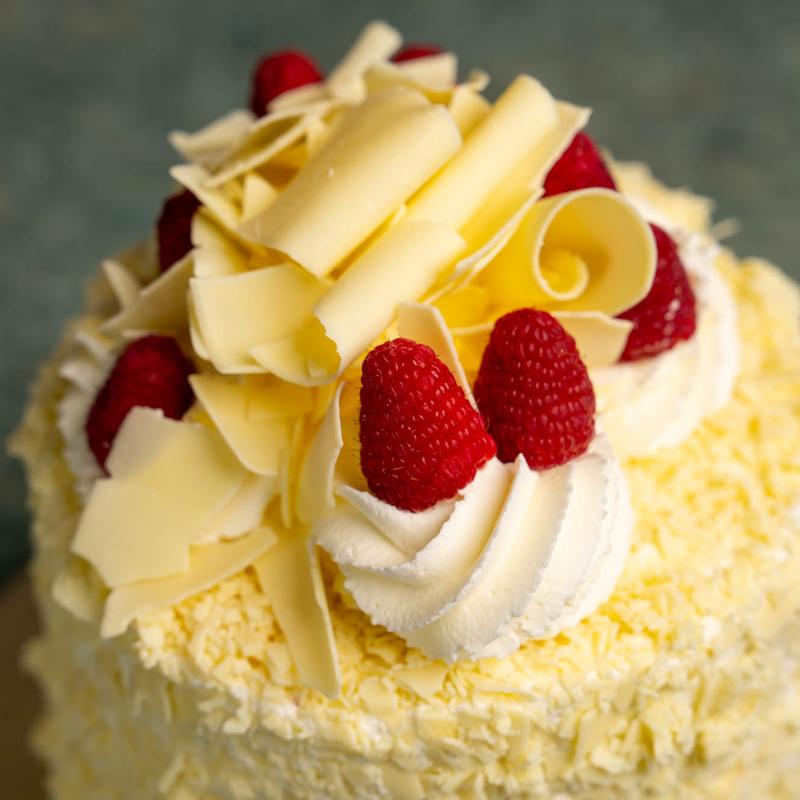 menu item 30 of 138, White Raspberry Cake