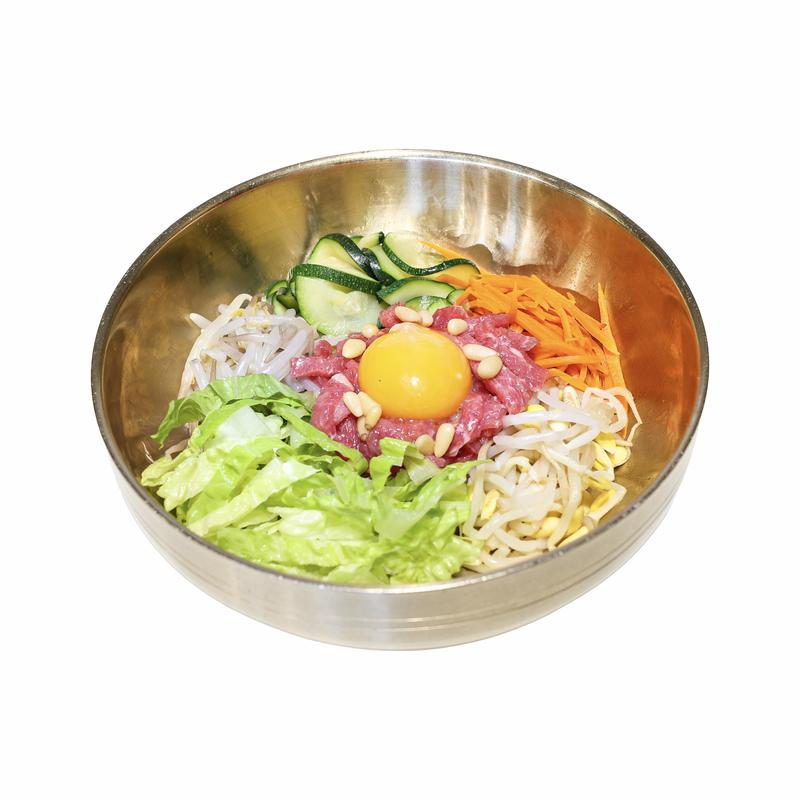 menu item 30 of 72, Raw Beef Tartare Bibimbap
