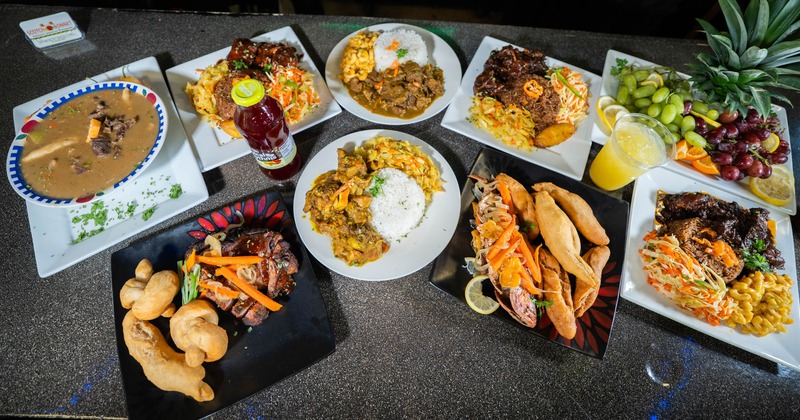 Assorted dishes from the Scotch Bonnet restaurant