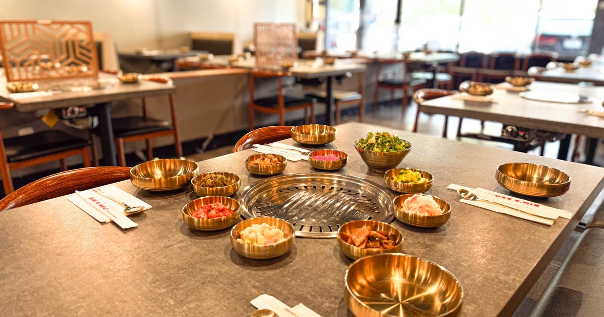 Food prepared diner table