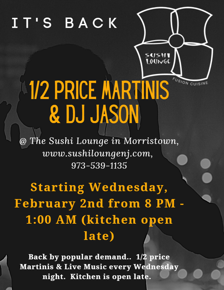 1/2 Price Martinis on Wednesday Nights event photo