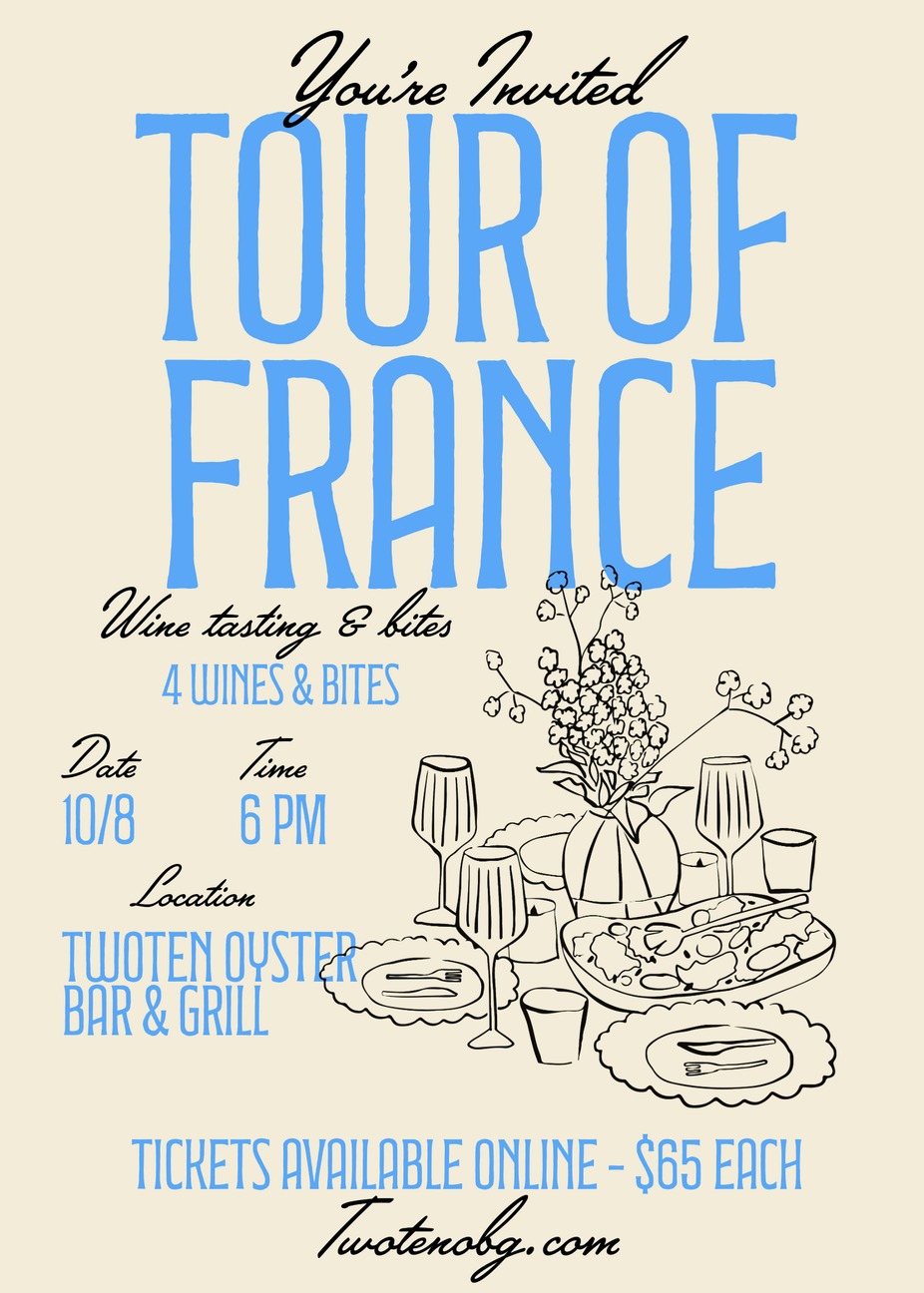 TOUR OF FRANCE WINE  TASTING event photo