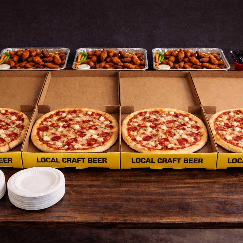 Pizza for 20 people photo