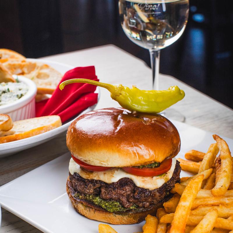 Caprese Pesto Burger photo
