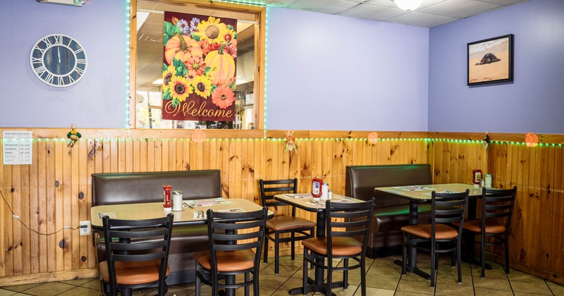 Interior dining space